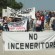 Manifestazione dello scorso anno per la chiusura dell'inceneritore