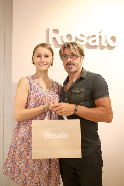 Rosato inaugura a Forte dei Marmi con Buffon e Alena