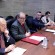 Una riunione alla Camera di Commercio, al centro il presidente Giuliano Bianchi