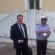 Il commissario Mauro Passerotti all'uscita dal Comune di Porto Recanati
