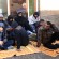Gli immigrati sotto la questura