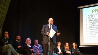 Pietro Cruciani si presenta alla citt Giovani e donne per San