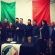 Il candidato sindaco Valter Bianchi insieme ai componenti della lista "San Severino tricolore"