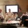 I registi con il musicologo Girardi durante gli Aperitivi culturali
