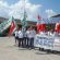 Una manifestazione dei lavoratori Sacci