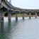 Il viadotto del lago di Cingoli. Sono tre i piloni lesionati della struttura