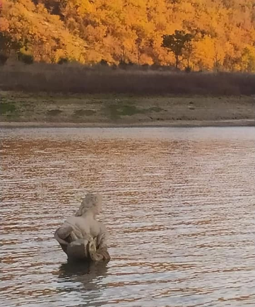 Statua-Lago-di-Cingoli