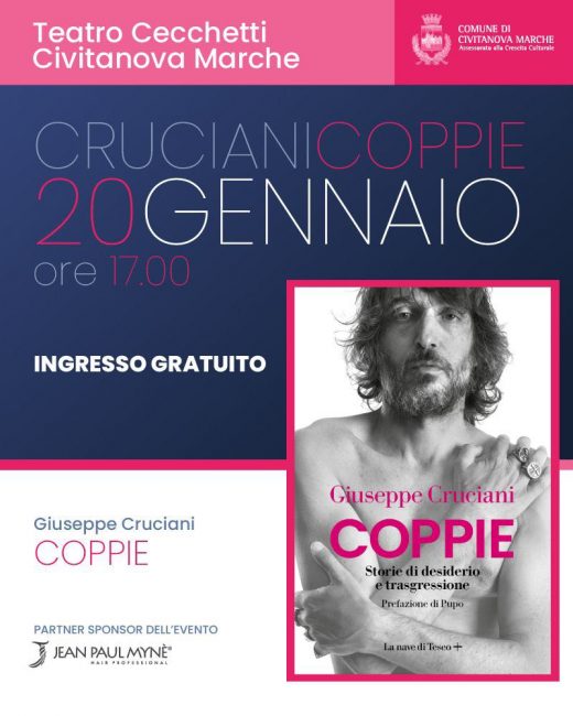 Giuseppe Cruciani al Cecchetti per presentare il suo libro Coppie