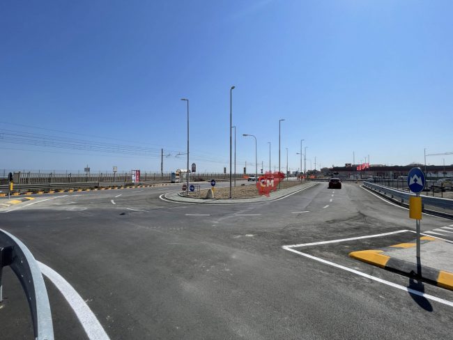 nuova rotatoria fontespina ex liceo - via colombo - civitanova (1)