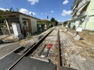 passaggio a livello statale adriatica binari ferrovia via carducci - archivio arkiv civitanova - FDM (2)