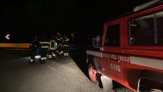 soccorso-escursionista-sassotetto-vigili-fuoco-notte