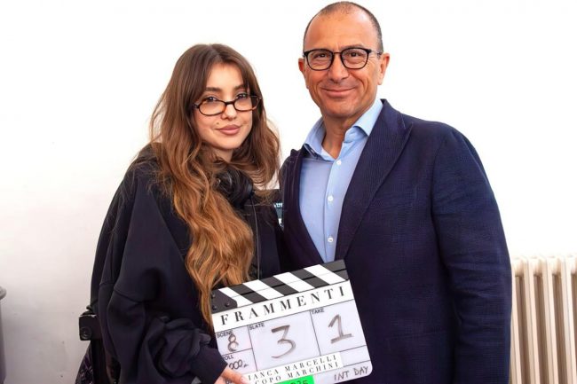 Frammenti-primo-ciak-la-regista-Bianca-Marcelli-e-Andrea-Agostini-