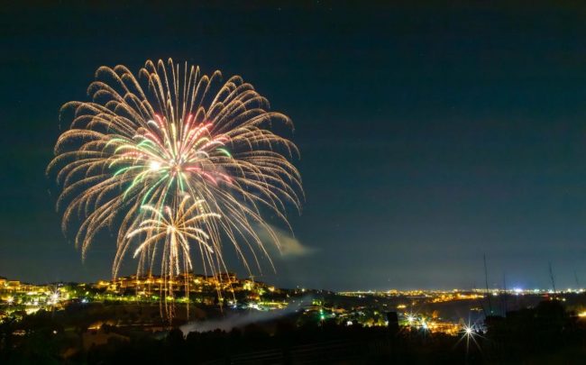 Fuochi d'artificio Civitaniva alta