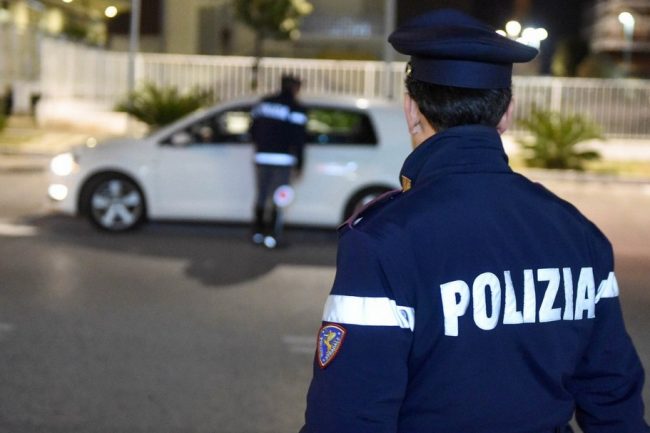 polizia stradale archivio notte