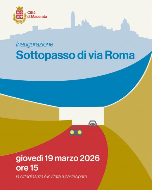 Invito Inaugurazione sottopasso Via Roma