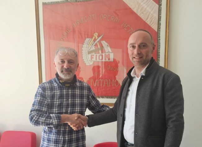 Carlo Cesca (Segretario uscente) e Palmieri