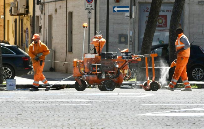 RIFACIMENTO STRISCE PIAZZA XX SETTEMBRE CCIVITANOVA (3)