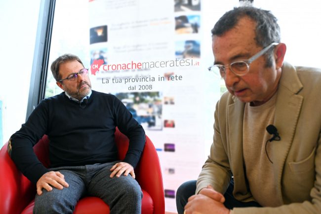 gianluca tittarelli intervista in redazione con patrassi - FDM (2)