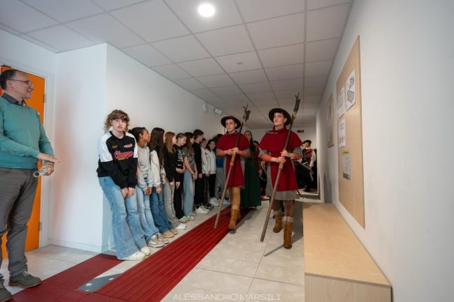 07 il gruppo alla scuola secondaria di I grado Giovanni Boccati