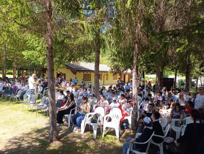 Un momento della premiazione