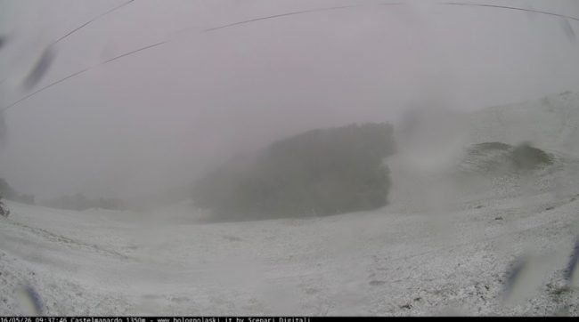 bolognola ski nevicata maggio 20263
