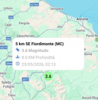 scossa fiordimonte