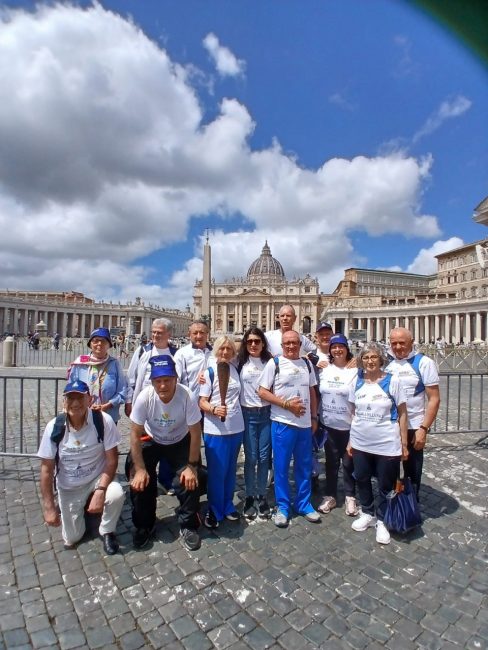 Gruppo podisti a Roma