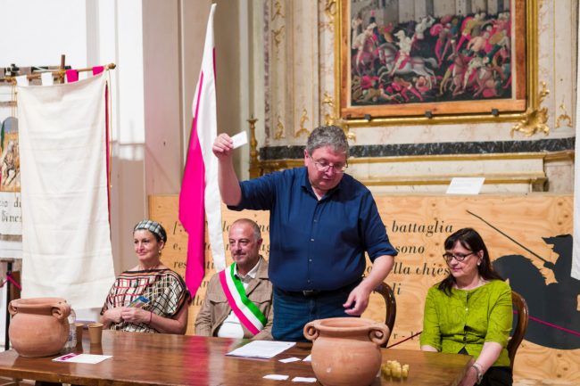Palio di Luglio 2026 - un momento dei sorteggi