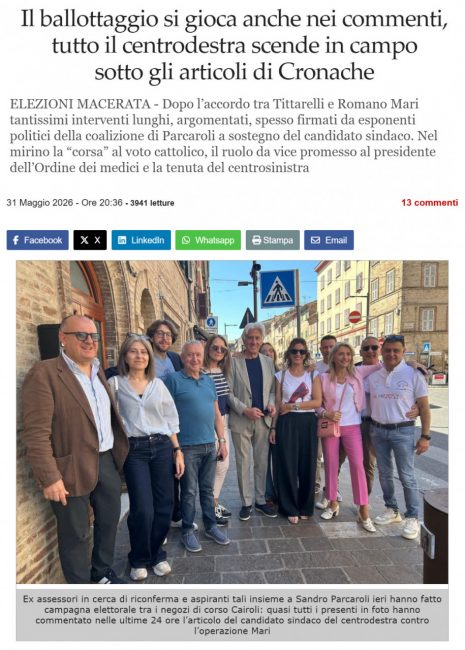 articolo cronache commenti elezioni