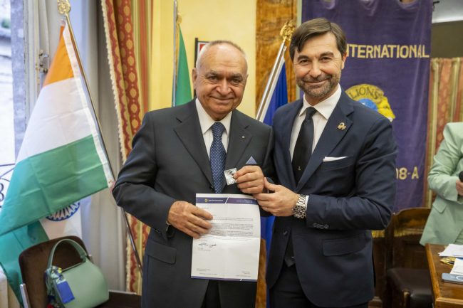 (da sin.) David Lambertucci e Stefano Maggiani