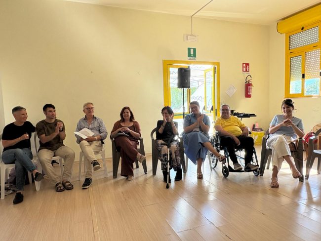 i partecipanti al talk