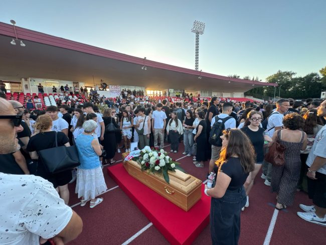 Il feretro di Giorgio Franceschini - funeral - bar- FDM
