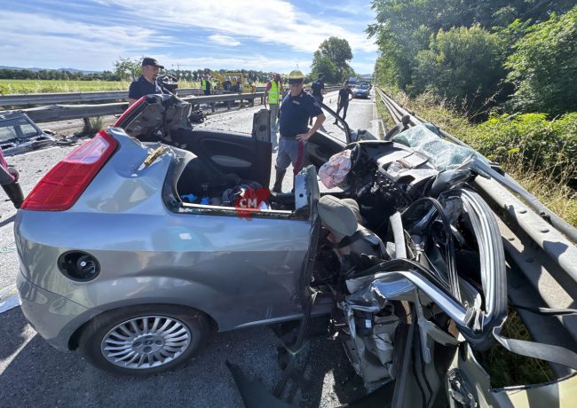 incidente mortale superstrada - nicolas calabrese christian perugini - polstrada morrovalle - FDM (17)