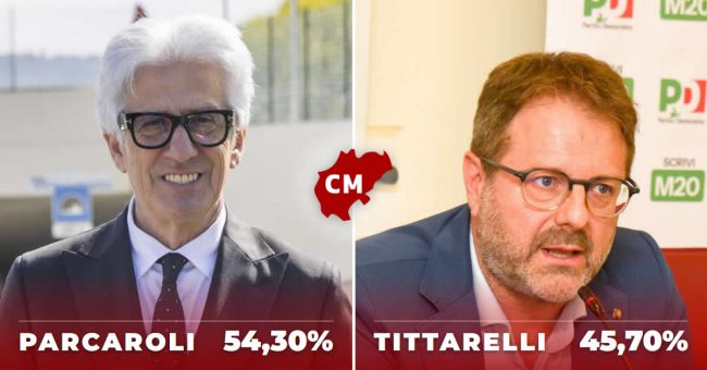 percentuali ballottaggio macerata parcaroli tittarelli