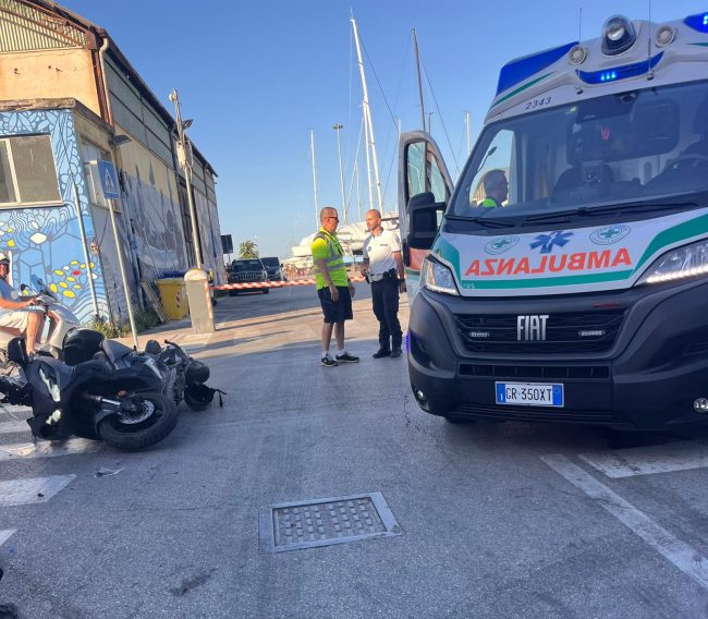 via leonardo da vinci incidente croce verde (2)