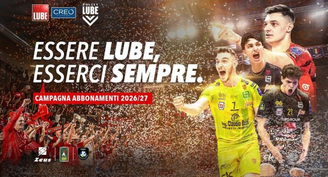 Campagna Abbonamenti Lube 2026/27