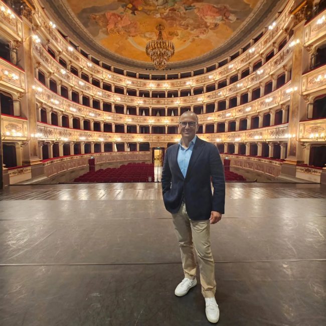 Andrea Agostini al Teatro dell'Aquila di Fermo