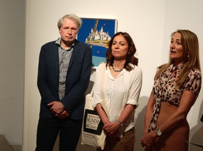 Da sx Lorenzo Benedetti, Pascucci e assessore Benedetti