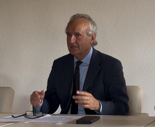 Il presidente della Fondazione Carima Francesco Sabatucci Frisciotti Stendardi