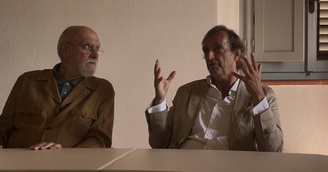 Roberto Cresti e Paolo Serafini, curatori della mostra