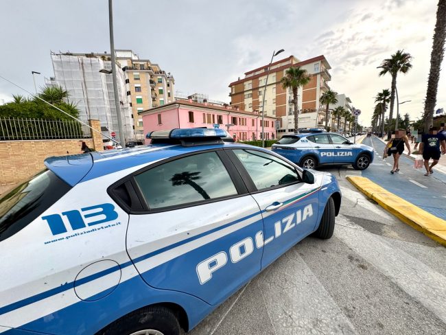 polizia rissa lungomare (1)