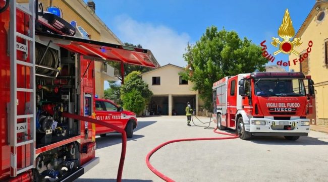 vigili del fuoco tolentino