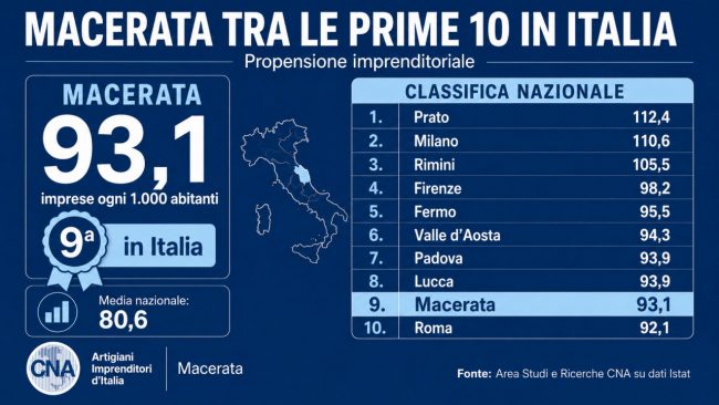 Infografica dati cna imprenditoria