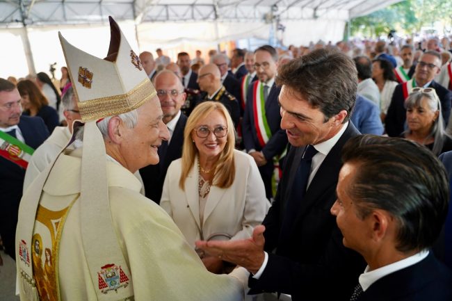 Zuppi - Albano - Acquaroli - dieci anni sisma