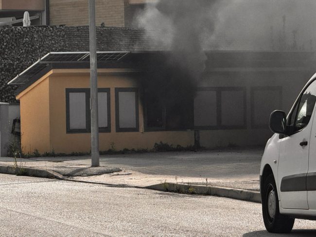 incendio contatori elettrici montelupone