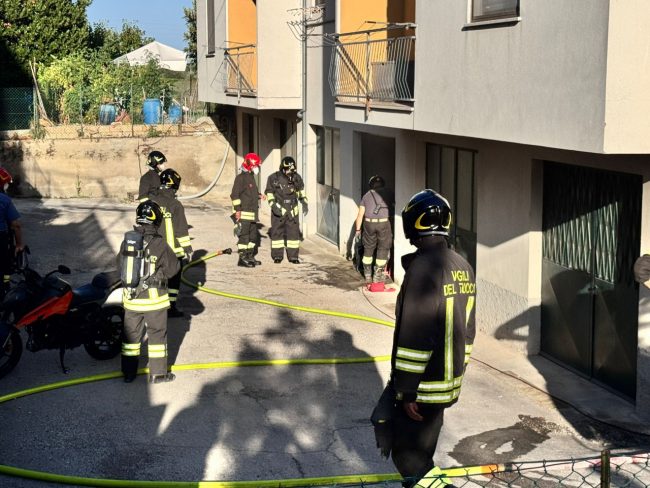 incendio garage villa san filippo 2