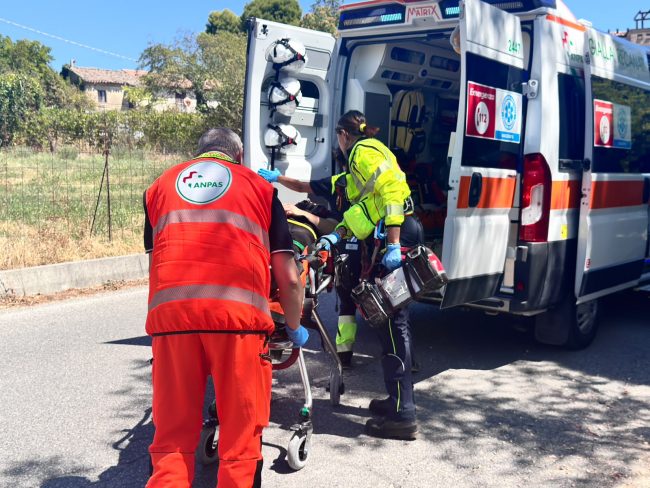 incidente moto potenza picena 7