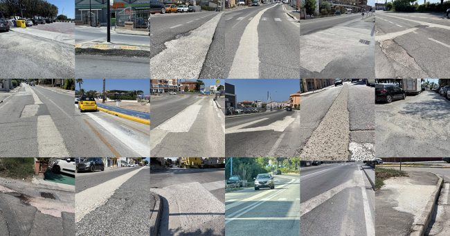montaggio asfalto dissestato civitanova
