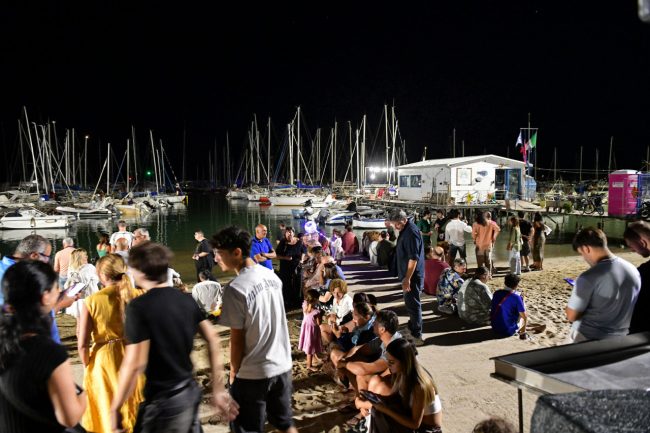 notte di ferragosto - fuochi d'artificio area portuale porto - civitanova - FDM (2)