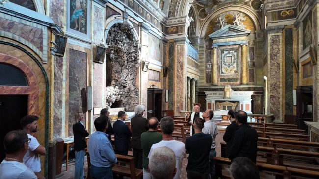 chiesa santa maria della porta avvio lavori (1)